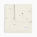 Pewter Bee Swaddle - Colored Organics