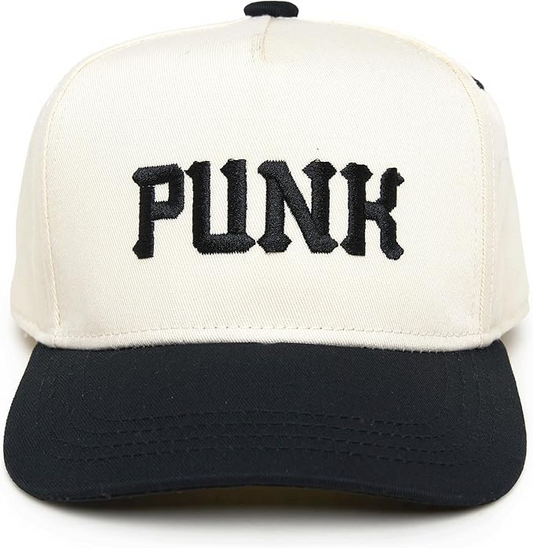 Punk Two Tone Vintage Cap - Funky Junque (Copy)