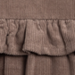 Taupe Lois Corduroy Ruffle Jumper  - Kendi