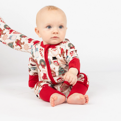 Milk & Cookies Christmas Convertible Romper - Emerson and Friends