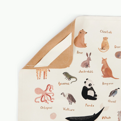 Mini Animal Alphabet Tapestry / High Chair Mat - Gathre