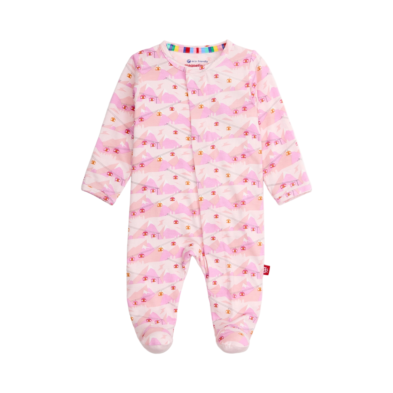 Pink Apres Chic Footie - Magnetic Me