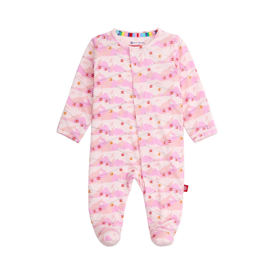 Pink Apres Chic Footie - Magnetic Me