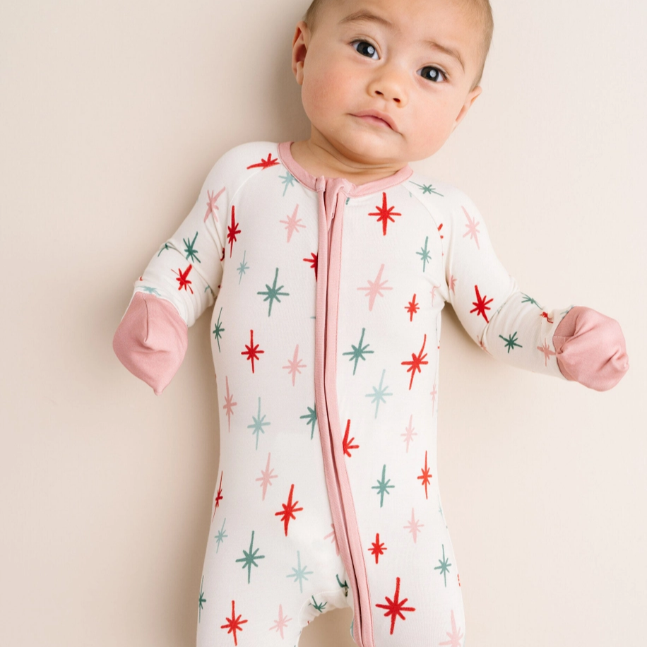 Holiday Twinkle Bamboo Sleeper - Little One Shop