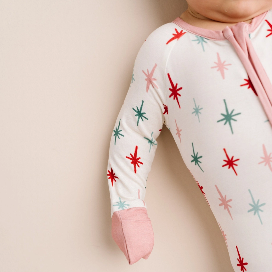 Holiday Twinkle Bamboo Sleeper - Little One Shop
