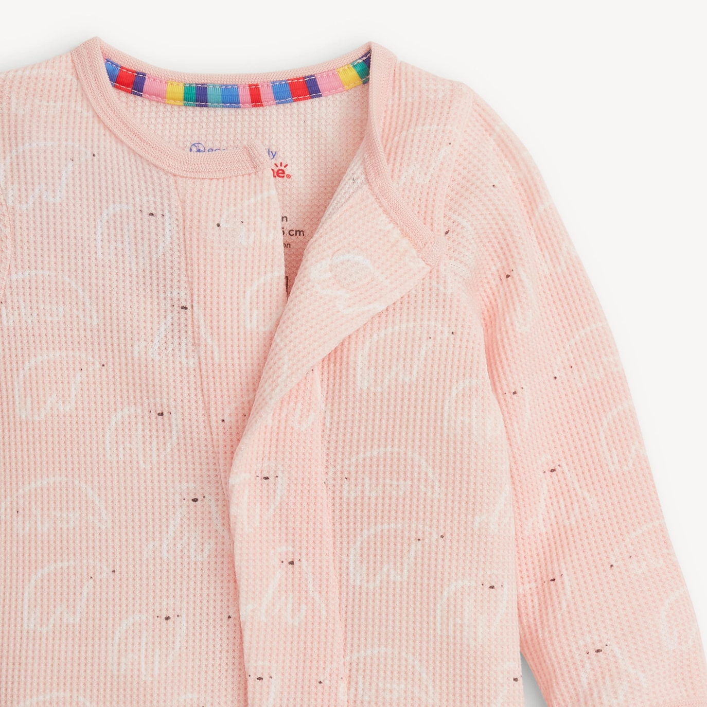 Pink Polaris Waffle Footie - Magnetic Me