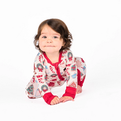 Milk & Cookies Christmas Convertible Romper - Emerson and Friends