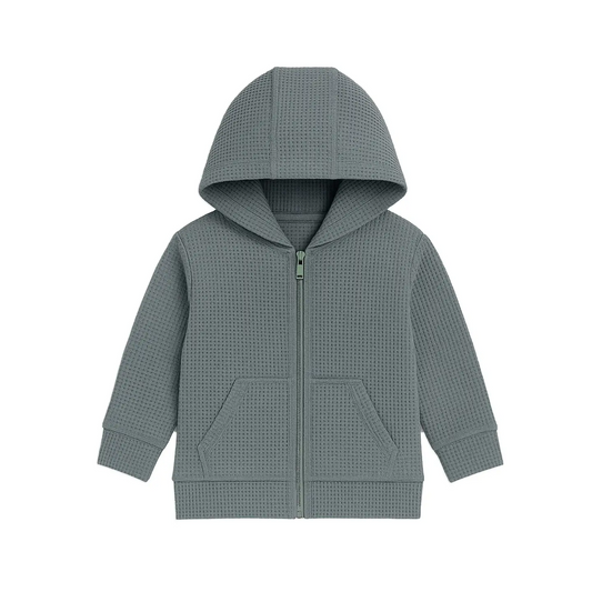 Agave Meyer Waffle Zip Hoodie - Kendi