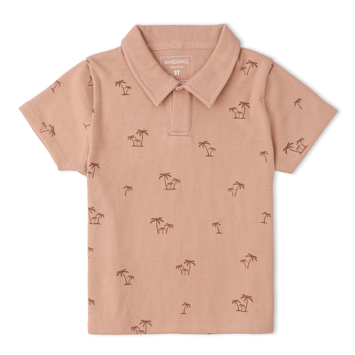 Island Palm Collar Tee & Short Set - Makemake Organics