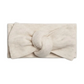 Waffle Heather Oat Knot Bow - Colored Organics