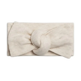 Waffle Heather Oat Knot Bow - Colored Organics