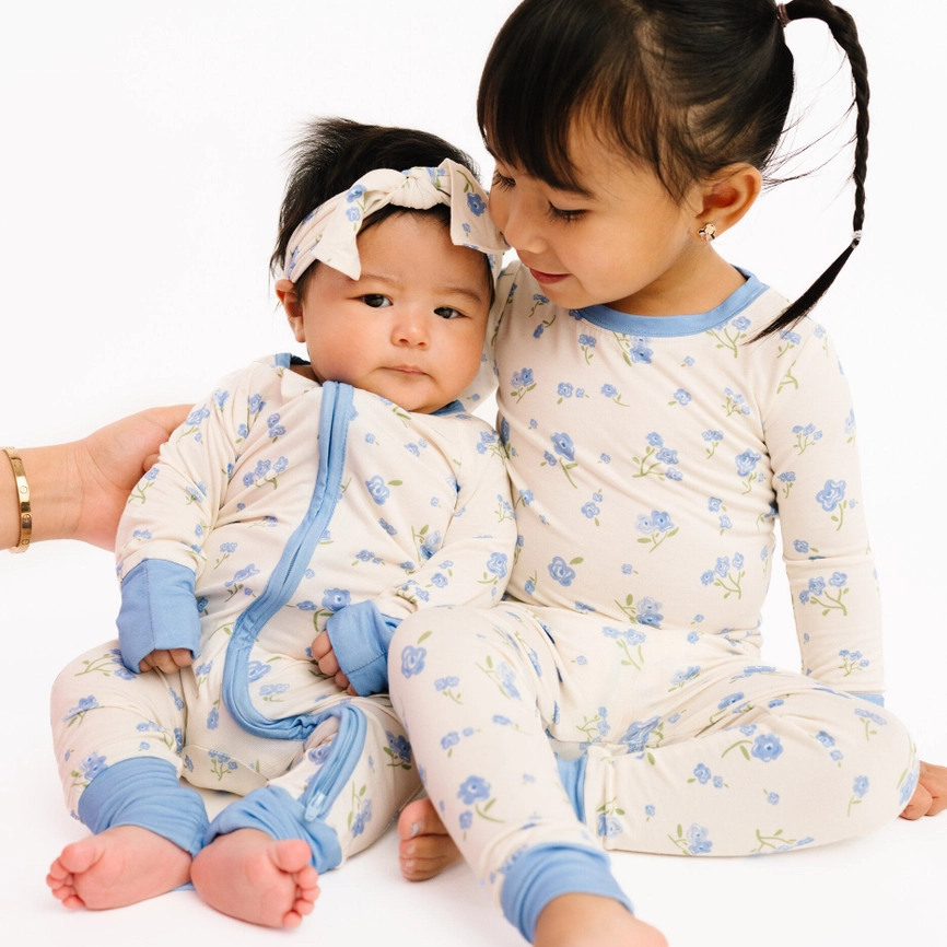 Blue Blooms Sleeper - Little One Shop