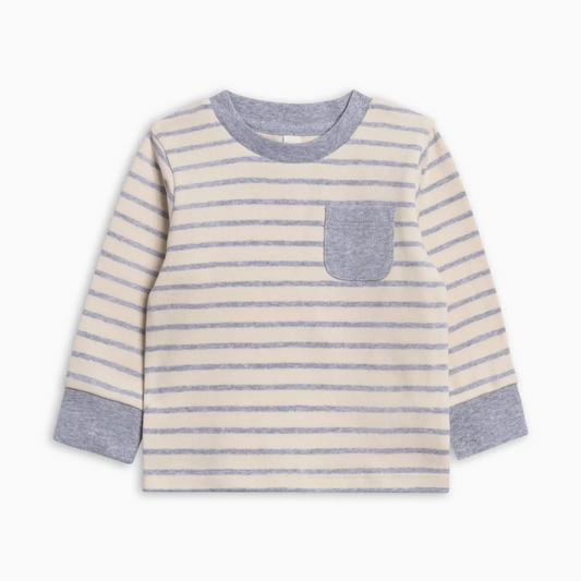 Bob Stripe Perrin Pocket Tee - Colored Organics