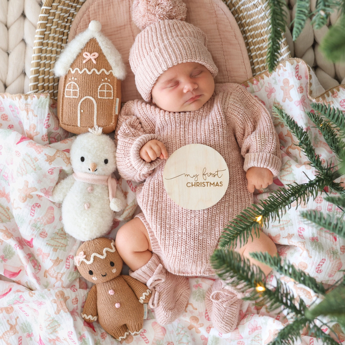 Baby Blush Snowman- Cuddle + Kind