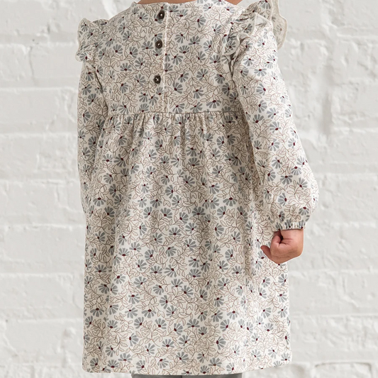 Pamela Floral Mika Ruffle Dress - Colored Organics