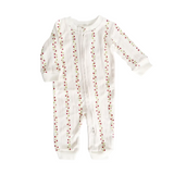Strawberry Zipper Romper - The Blueberry Hill