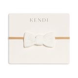 Coconut Muslin Dainty Bow - Kendi