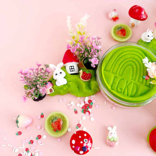 Bunny Berry Village Kit - Earth Grown Kids Dough