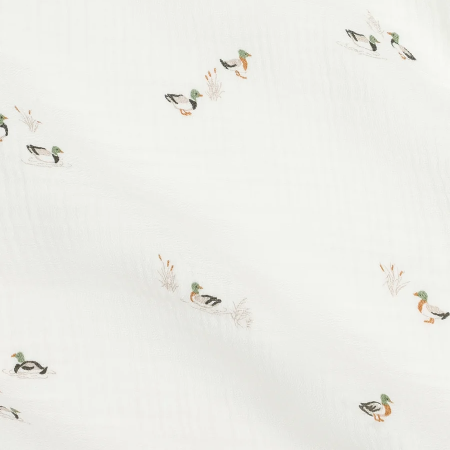 Mallard Swaddle Blanket - Colored Organics
