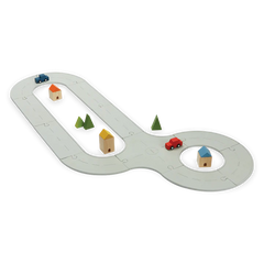 Medium Rubber Road & Rail Set - Plan Toys