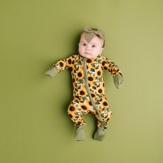 Wild Sunflower Bamboo Sleeper - Little One Shop