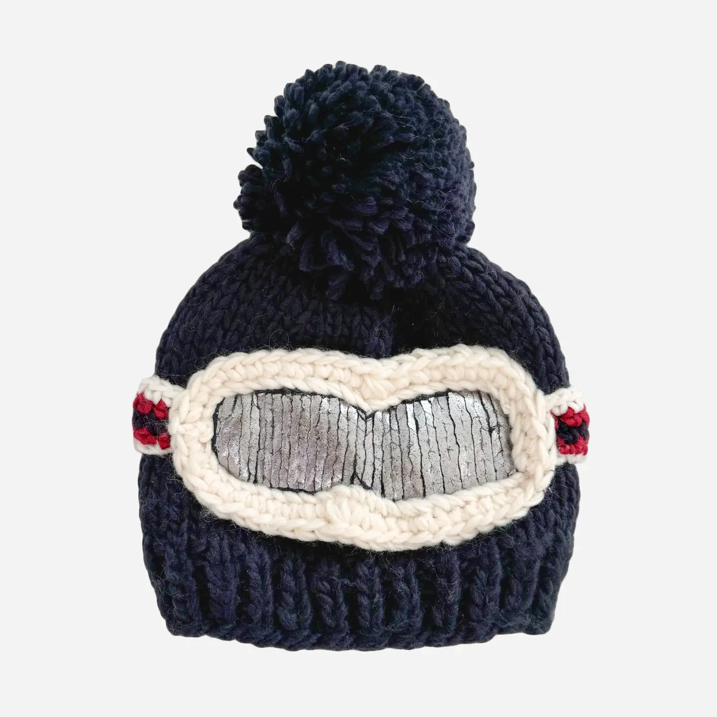 Navy Ski Goggles Beanie - The Blueberry Hill