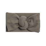 Olive Ribbed Knot Bow Wrap - Kendi