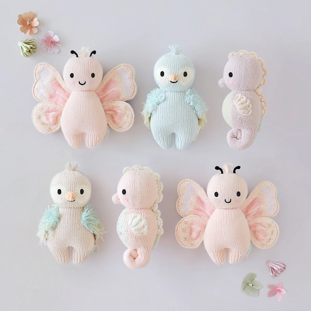 Baby Petal Pink Butterfly - Cuddle + Kind