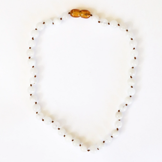 Pure Gemstone + Moonstone Necklace - CanyonLeaf