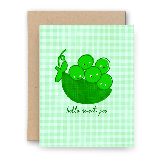 Hello Sweet Pea! Card - Little Tomato