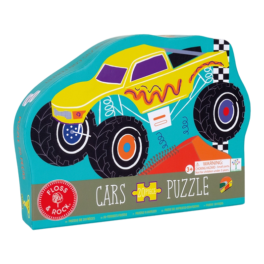 Monster Truck Shaped Jigsaw Puzzle - Floss and Rock