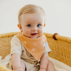 Cove Bandana Bibs - Copper Pearl