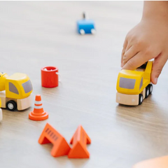 Highway Maintence Truck Set - Plan Toys