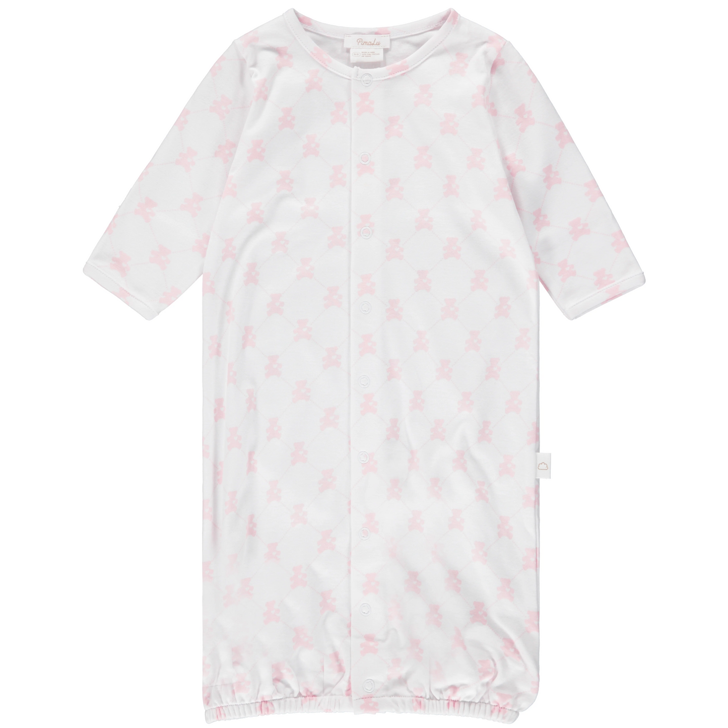 Pink Teddy Bear Converter Gown - Pimalu