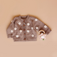 Tan Flower Cardigan - The Blueberry Hill