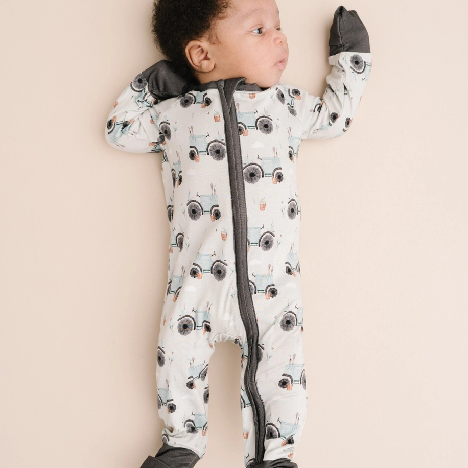 Blue Tractor Sleeper - Little One Shop