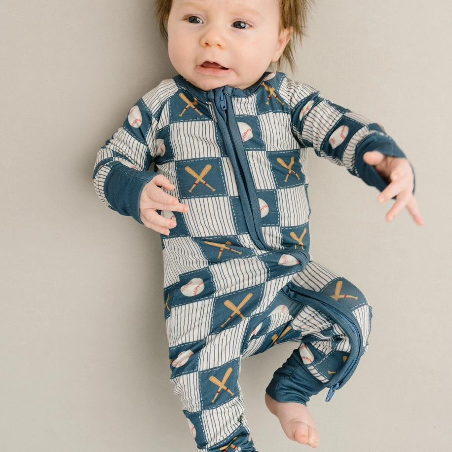 Baseball Patchwork Sleeper - Little One Shop