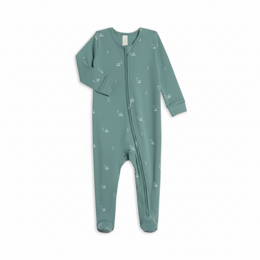 Fairways Peyton Footed Sleeper - Colored Organics