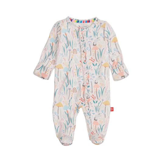Shroom & Bloom Ruffle Footie - Magnetic Me