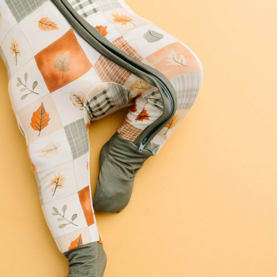 Autumn Patchwork Bamboo Sleeper - Little One Shop
