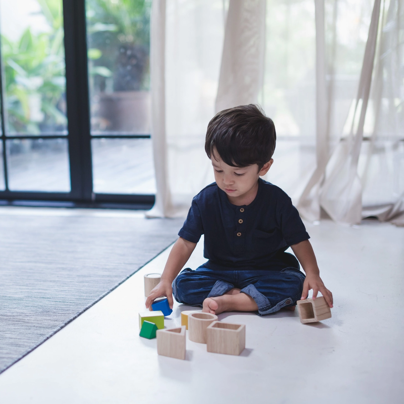 Geo Matching Blocks - Plan Toys