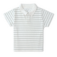 Fog Stripes Collar Tee & Short Set - Makemake Organics