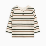 Trevor Stripe Reef Henley Long Sleeve - Colored Organics