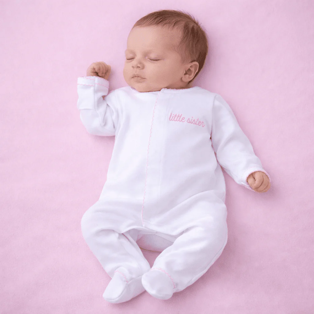 Little Sister Zip Footie - Magnolia Baby