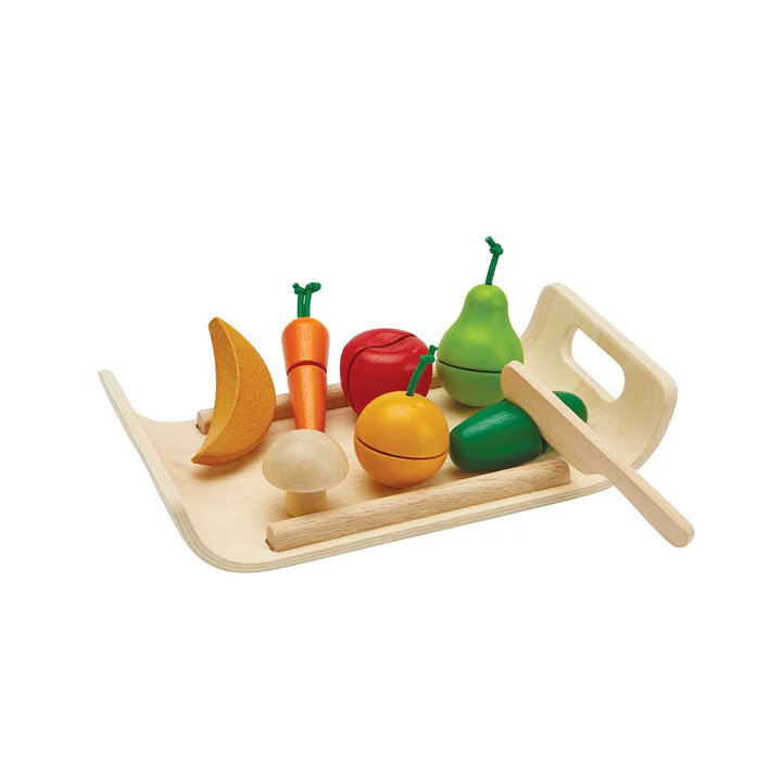 Assorted Fruit & Vegetable Set - Plan Toys