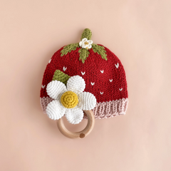 Addie Strawberry Beanie - The Blueberry Hill