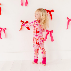 Little Bow Convertible Footie - Kiki & Lulu