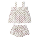 Lavender Scalloped Tank & Bloomer - Makemake Organics
