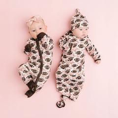 Bows & Touchdowns Sleeper - Little One Shop