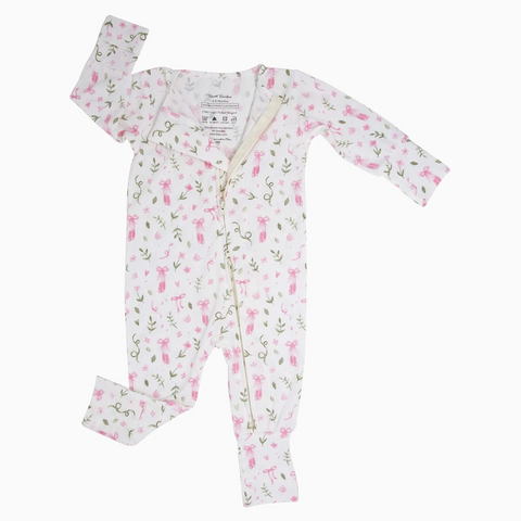 Sydney's Slippers Convertible Romper - Sweet Bamboo